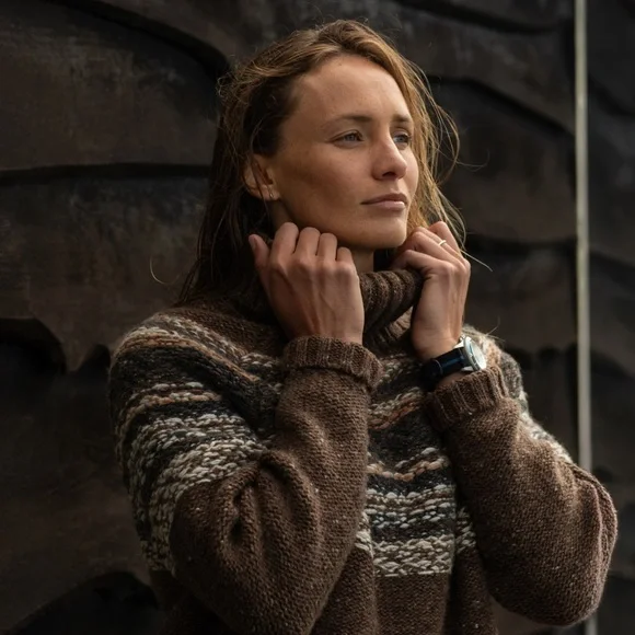 Finisterre Fair Isle Wool Jumper - Picture 6 of 7